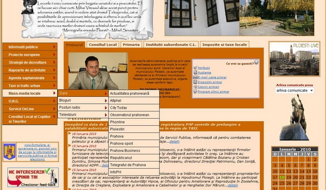 Încă o lovitură sub centură. SCUZĂ m-a scos de pe site-ul primăriei