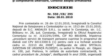 CNSC a decis: Eficiență la Spitalul Județean
