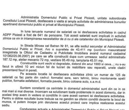 Drept la replică- Dan Ioniță, director ADPP Ploiești