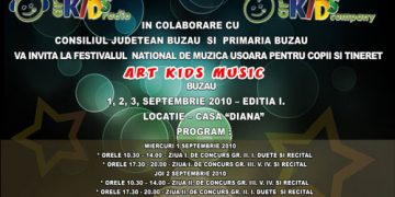 Festivalul Art Kids Music la BUzau. Madalina Cernat va fi prezenta