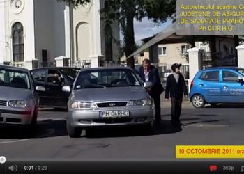 Copiii functionarilor publici se plimba cu masinile institutiilor. Politia locala si CAS Prahova se fac ca nu stiu?