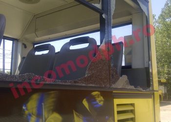 Autobuzele RATP distruse-  pagube de 33600 lei. S-a facut plangere penala, dar nu se stie impotriva cui