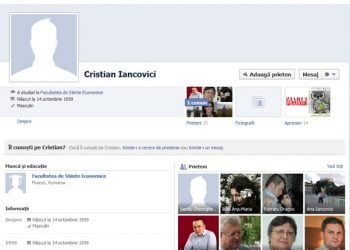 Cristian Iancovici si-a schmbat poza de pe Facebook, aducandu-si aminte ca facultatea a terminat-o la Ploiesti, nu la Pitesti
