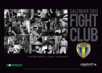 Fotbaliștii de la Petrolul Ploiești au pozat în scop caritabil. Calendar incendiar pentru 2013!