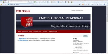 Praf si pulbere pe site-urile partidelor politice