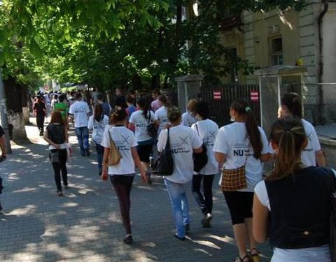 4 aprilie 2013- Mars pentru sensibilizarea populatiei impotriva drogurilor