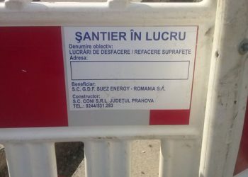 Lucrari edilitare executate de CONI lasate in paragina dupa doua saptamani