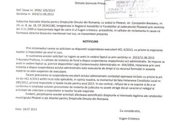 ADOR a notificat Serviciul Public Finante Locale sa inceteze incasarea taxelor majorate. Oamenii Simonei Dolniceanu fac politie fiscala?