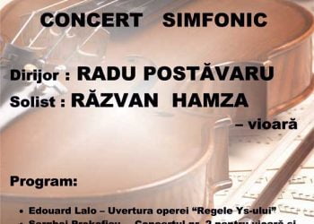 Invitatie la Concert Simfonic- joi 28 noiembrie