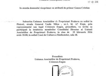 In atentia domnului primar interimar// Noi v-am invitat oficial, domnule