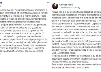 Ziua Nationala// Mai jos de atat se poate domnule Dobre? Tot la panda politica domnilor Ganea si Pana?