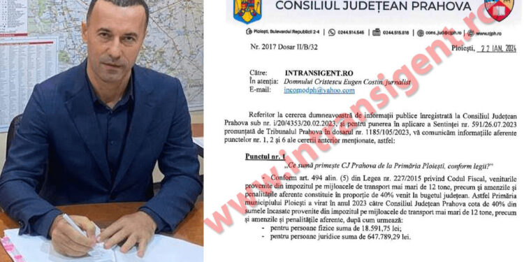 Intransigent a cîștigat procesul cu Iulian Dumitrescu, iar președintele CJ Prahova a fost obligat să răspundă la întrebări. E restant cu patru răspunsuri