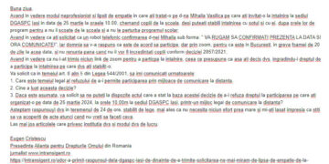De ce nu ati permis d-nei Mihaila sa participe prin zoom la intalnirea pe care ati organizat-o, cei care conduceti DGASPC Iasi? Azi, am avut discutii la Prefectura si Consiliul Judetean Iasi