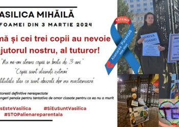 Solidaritate cu Vasilica Pavel(Mihăilă), mama care a intrat in greva foamei de 13 zile din cauza coruptiei autoritatilor din Iasi care nu o pun in drepturi