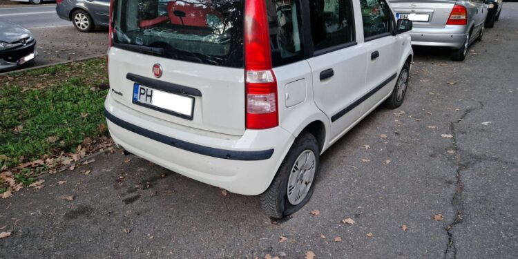 Vandalism și distrugere în cartierul Mihai Bravu. Anvelope tăiate în plină noapte