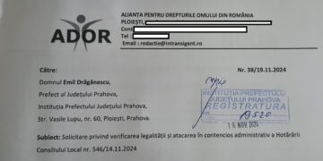 Alianța pentru Drepturile Omului din România solicită Prefectului Emil Drăgănescu anularea HCL nr. 546/14.11.2024