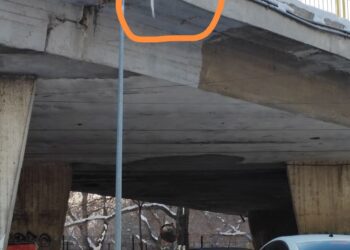 Alooo, city-managere Dumitrașcu ia-te de mână cu Polițeanu și dați țurțurii jos de sub poduri
