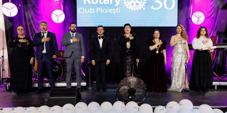 30 de ani de Rotary la Ploiești – un eveniment de elită, încărcat de emoție, respect și recunoștință