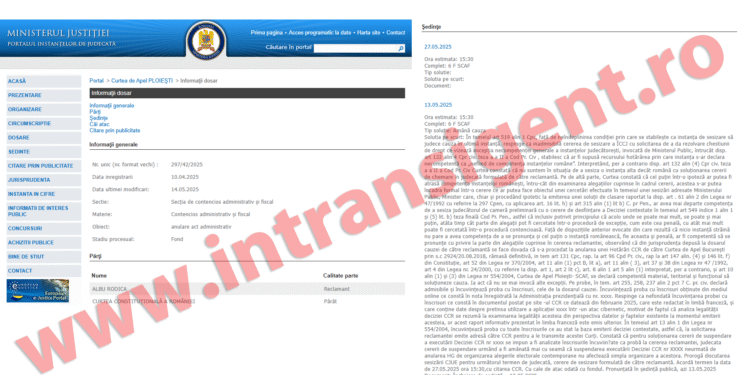 Un complet împotriva curentului național. După Vasile Alexandru, judecătorul Mihai Călin provoacă ordinea constituțională