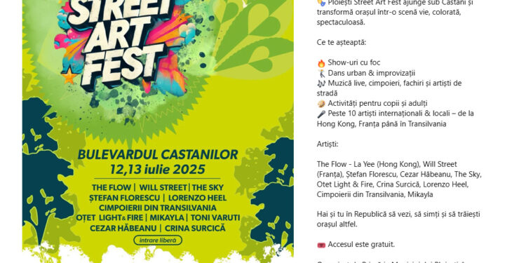 „Republica de sub Castani” – o Republică a contractelor fără întrebări. Când arta stradală devine fațada unei potențiale afaceri cu iz penal la Ploiești