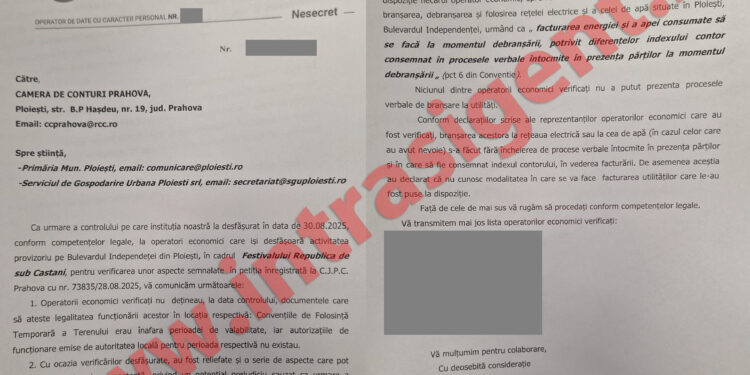 Exclusiv// ANPC confirmă: tarabe ilegale, utilități pe banii ploieștenilor la festivalul Republica de sub castani, al lui Polițeanu. Camera de conturi preia legătura