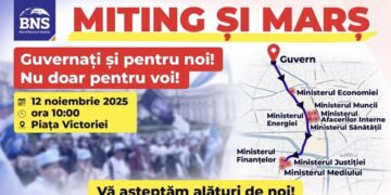 România muncii se ridică! Mitingul BNS din 12 noiembrie, o chemare la demnitate