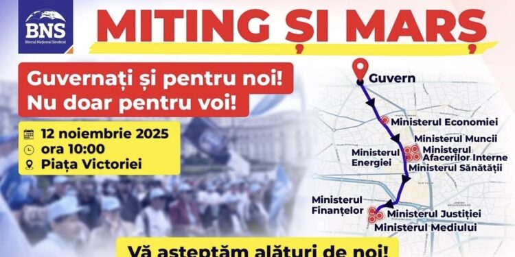 România muncii se ridică! Mitingul BNS din 12 noiembrie, o chemare la demnitate