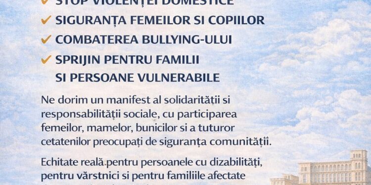 Manifest civic anunțat în fața Parlamentului. Apel la solidaritate socială și protecția persoanelor vulnerabile