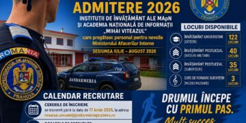 Jandarmeria Prahova recrutează candidați pentru admiterea în instituțiile de învățământ ale MApN care pregătesc personal pentru M.A.I.
